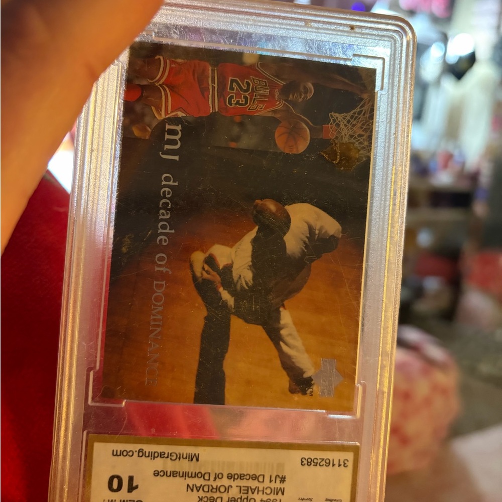 Michael Jordan Decade of Dominance Card